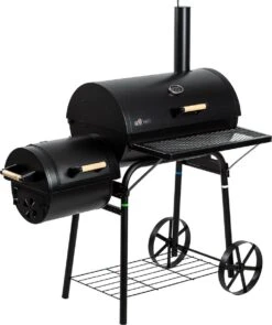 El Fuego Dakota - Barbecue - Smoker - Zwart - Grilloppervlak 66 X 41 Cm - Afmeting 132,5 X 66 X 122 Cm 27 El Fuego Dakota - Barbecue - Smoker - Zwart - Grilloppervlak 66 X 41 Cm - Afmeting 132,5 X 66 X 122 Cm -Merkloos Winkel 1005x1200 2