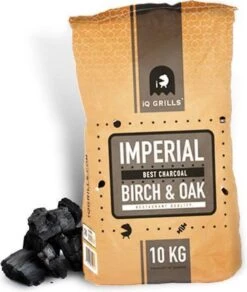 Houtskool "iQ Grills IMPERIAL Best Charcoal" Birch/Oak 10kg, Restaurant Quality - Grote Brokken - Lange Brandduur 5 Houtskool "iQ Grills IMPERIAL Best Charcoal" Birch/Oak 10kg, Restaurant Quality - Grote Brokken - Lange Brandduur -Merkloos Winkel 1014x1200 1