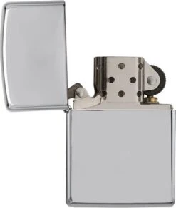 Zippo Lighter Polished Chrome -Merkloos Winkel 1016x1200