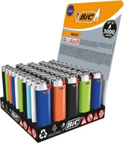 BIC Lighter Aansteker Maxi J26 Display(50stuks) 8 BIC Lighter Aansteker Maxi J26 Display(50stuks) -Merkloos Winkel 1045x1200
