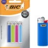 BIC Mini J25 Vuursteen Aanstekers - Verschillende Kleuren - Pak Van 4 Kleine Gasaanstekers -Merkloos Winkel 1095x1200