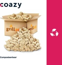 Aanmaakkrullen Voor BBQ Of Kachel | 3kg ECO FSC Gecertificeerd Aanmaakhout Barbecue - Biologisch En Duurzaam Aanmaakwokkels - Houtwol Wokkels - Barbeque Aansteker - Aanmaakblokjes - Accessoires - Ongeveer 240 Krullen -Merkloos Winkel 1131x1200