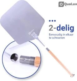 Qualux Pizzaschep Tweedelig – Pizzaschep Voor BBQ – Ophangbaar – Hout/rvs -Merkloos Winkel 1139x1200 3