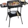 Princess 112250 Elektrische BBQ Met Zijplanken - BBQ - 40x25cm - Met En Zonder Statief Te Gebruiken - Met Zijplankjes - Ook Te Gebruiken Als Tafelgrill - 2200W -Merkloos Winkel 1156x1200 3