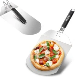 Bighorn Pizzaschep Voor BBQ En Oven-Inklapbare Handgreep -Pizzasnijder- Edelstaal -geschikt Als Broodschep En Ovenschep - SRPT01 -Merkloos Winkel 1163x1200 3