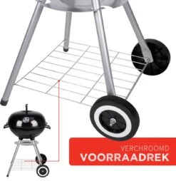 BBQ Collection Houtskoolbarbecue - Kogelbarbecue 45 X 60 Centimeter - Ronde Barbecue - Barbecue Op Wielen - Zwart - Metaal -Merkloos Winkel 1169x1200 4