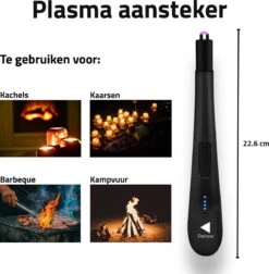 Oplaadbare Lange Elektrische Aansteker - Zwart - Duurzame Plasma Aansteker - Inclusief Cadeauverpakking - BBQ - Kaarsen 14 Oplaadbare Lange Elektrische Aansteker - Zwart - Duurzame Plasma Aansteker - Inclusief Cadeauverpakking - BBQ - Kaarsen -Merkloos Winkel 1177x1200 2