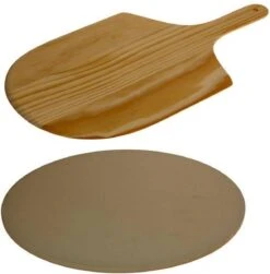 Merkloos Excellent Houseware Pizza-baksteen - Met Pizza-schep -Merkloos Winkel 1179x1200 1