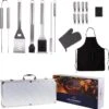 BBQ Accesoires Gereedschapset Koffer Set Tang Borstel Schort Barbecue Dagdeals - Chef Cook BBQ Accessoires Set 2 BBQ Accesoires Gereedschapset Koffer Set Tang Borstel Schort Barbecue Dagdeals - Chef Cook BBQ Accessoires Set -Merkloos Winkel 1183x1200 4