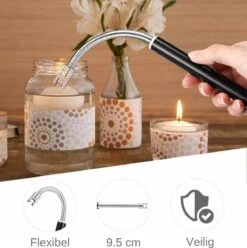 Merkloos BBQ Aansteker Oplaadbaar Met Usb Kabel - Elektrische Keuken Aansteker - Flexibele Aansteker - Zwart -Merkloos Winkel 1196x1200 1