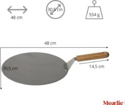 Pizzaschep 30 Cm Voor Oven Of BBQ - Rond - RVS - Met Houten Handvat 9 Pizzaschep 30 Cm Voor Oven Of BBQ - Rond - RVS - Met Houten Handvat -Merkloos Winkel 1200x1007