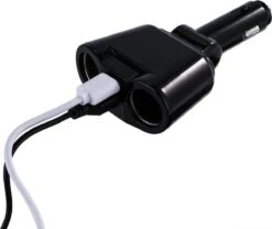 Auto Sigarettenaansteker Splitter - USB Ingang Auto - 2 Sigaretten Aansluitingen - Autolader -Merkloos Winkel 1200x1011