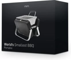 Mikamax Draagbare Mini BBQ - Barbecue - 's Werelds Kleinste Barbecue - Past In Je Broekzak - 18 × 6 × 15,5 Cm - 714 Gram - Mat Zwart -Merkloos Winkel 1200x1023 1
