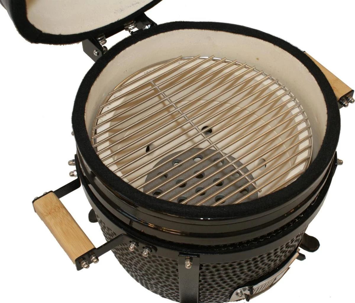 Patton Kamado 15" - Keramisch - Tafel Model - Premium Black - Medium - Zwart 18 Patton Kamado 15" - Keramisch - Tafel Model - Premium Black - Medium - Zwart - Afbeelding 16