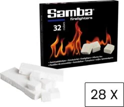 Samba Aanmaakblokjes Wit - Kerosine - 896 Stuks - Omdoos -Merkloos Winkel 1200x1038