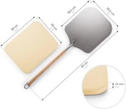 Blumtal - Pizzasteen Met XL Pizza Schep - Professionele Pizza Set - Cordieriet Pizza Stone -Merkloos Winkel 1200x1039 3