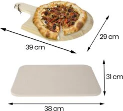 Buxibo 2in1 Pizzasteen - Voor BBQ & Oven - Inclusief Serveer Plank - Pizzabord/Pizzaplank - 30.5 X 38.1 X 1.4 Cm 26 Buxibo 2in1 Pizzasteen - Voor BBQ & Oven - Inclusief Serveer Plank - Pizzabord/Pizzaplank - 30.5 X 38.1 X 1.4 Cm -Merkloos Winkel 1200x1085