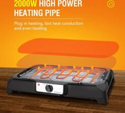 Aigostar Lava 30LDQ - Elektrische Grill - BBQ - Tafel Barbecue - Grilloppervlakte 41 X 24 Cm - 2000 Watt 12 Aigostar Lava 30LDQ - Elektrische Grill - BBQ - Tafel Barbecue - Grilloppervlakte 41 X 24 Cm - 2000 Watt -Merkloos Winkel 1200x1087 2