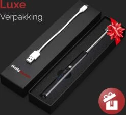 Dailygoods® Elektrische Aansteker - Plasma Aansteker - Oplaadbaar - Gift Set - Zwart -Merkloos Winkel 1200x1094 1