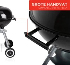 BBQ Collection Houtskoolbarbecue - Kogelbarbecue 45 X 60 Centimeter - Ronde Barbecue - Barbecue Op Wielen - Zwart - Metaal -Merkloos Winkel 1200x1116 1