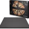 Navaris Pizzasteen XL Voor Oven En Barbecue - Rechthoekige Pizzaplaat 38 X 30 Cm - Inclusief Receptenboek - Keramisch Geglazuurd - Zwart -Merkloos Winkel 1200x1123 1