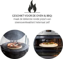 Boska Pizzasteen Deluxe - Voor Oven & BBQ - Knapperige Pizza's - Ø 29.5 Cm - BBQ Accessoires 23 Boska Pizzasteen Deluxe - Voor Oven & BBQ - Knapperige Pizza's - Ø 29.5 Cm - BBQ Accessoires -Merkloos Winkel 1200x1131 1