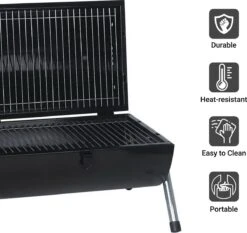 MaxxGarden BBQ - Houtskool Barbecue - Smoker Barbecue - Grilloppervlak (LxB) 38 X 52 Cm - Met Dubbel Grill Vlak - Zwart 17 MaxxGarden BBQ - Houtskool Barbecue - Smoker Barbecue - Grilloppervlak (LxB) 38 X 52 Cm - Met Dubbel Grill Vlak - Zwart -Merkloos Winkel 1200x1132 2