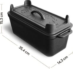 Burnhard Gietijzeren Broodpan 3,5 L - Broodbakvorm 18 Burnhard Gietijzeren Broodpan 3,5 L - Broodbakvorm -Merkloos Winkel 1200x1136 2