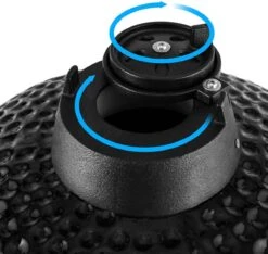 Patton - Kamado 21" - Premium Black - Keramische Barbecue - Incl. Bluetooth Kerntemperatuurmeter - LED Verlichting - Large - Compleet - Zwart -Merkloos Winkel 1200x1137 2