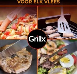 GrillX Barbecue Gereedschap Set - 19-delig - Inclusief Luxe Draagtas - BBQ Accesoires - Gereedschapset -Merkloos Winkel 1200x1161 1