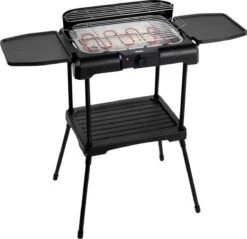Princess 112250 Elektrische BBQ Met Zijplanken - BBQ - 40x25cm - Met En Zonder Statief Te Gebruiken - Met Zijplankjes - Ook Te Gebruiken Als Tafelgrill - 2200W -Merkloos Winkel 1200x1163 1