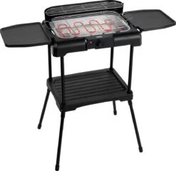 Princess 112250 Elektrische BBQ Met Zijplanken - BBQ - 40x25cm - Met En Zonder Statief Te Gebruiken - Met Zijplankjes - Ook Te Gebruiken Als Tafelgrill - 2200W -Merkloos Winkel 1200x1164 3