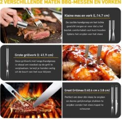 Saveur Royal® 35-delige Barbecue Gereedschapset In Roestvrij Staal - BBQ Grill Set Met Draagtas - Barbecuegerei-sets - Barbecue Accessoires Gereedschap - 35-delig 22 Saveur Royal® 35-delige Barbecue Gereedschapset In Roestvrij Staal - BBQ Grill Set Met Draagtas - Barbecuegerei-sets - Barbecue Accessoires Gereedschap - 35-delig -Merkloos Winkel 1200x1170 2