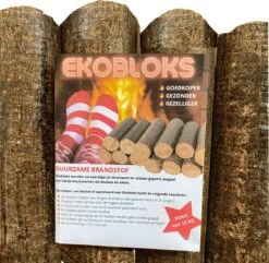 Ekobloks Hardhout Briketten 10 KG - Openhaard- Allesbrander- Kachel- Haardblokken - Hoog Rendement - Extra Lange Brandduur - Duurzaam - CO2 Neutraal - Meer Warmte - Gezondere Lucht - Minder Afval - Goedkope Brandstof - Mooie Vlammen - Puur Natuur -Merkloos Winkel 1200x1172