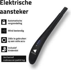 Oplaadbare Lange Elektrische Aansteker - Zwart - Duurzame Plasma Aansteker - Inclusief Cadeauverpakking - BBQ - Kaarsen 12 Oplaadbare Lange Elektrische Aansteker - Zwart - Duurzame Plasma Aansteker - Inclusief Cadeauverpakking - BBQ - Kaarsen -Merkloos Winkel 1200x1175 3
