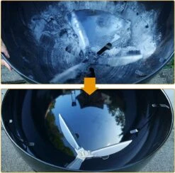 One-Touch-reinigingssysteemkit Voor 57 CM Kogel BBQ , Geschikt Als Vervanging In Diverse Weber Kogel BBQ's -Merkloos Winkel 1200x1187 1