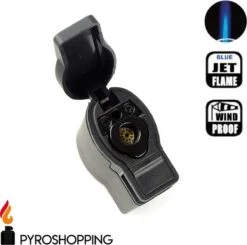 Pyroshopping Blackline Stormaansteker Rubber Hervulbare Gasaansteker Zwart -Merkloos Winkel 1200x1191 4