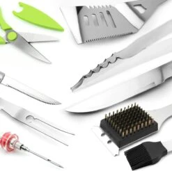 Saveur Royal® 35-delige Barbecue Gereedschapset In Roestvrij Staal - BBQ Grill Set Met Draagtas - Barbecuegerei-sets - Barbecue Accessoires Gereedschap - 35-delig 23 Saveur Royal® 35-delige Barbecue Gereedschapset In Roestvrij Staal - BBQ Grill Set Met Draagtas - Barbecuegerei-sets - Barbecue Accessoires Gereedschap - 35-delig -Merkloos Winkel 1200x1195 1