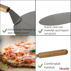 Pizzaschep 30 Cm Voor Oven Of BBQ - Rond - RVS - Met Houten Handvat 8 Pizzaschep 30 Cm Voor Oven Of BBQ - Rond - RVS - Met Houten Handvat -Merkloos Winkel 1200x1198 3