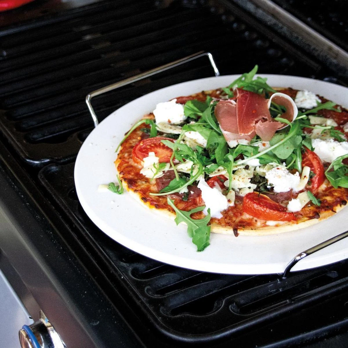 Pizzasteen BBQ & Oven | Pizzaplaat Voor De Lekkerste Bereiding Van Een Pizza Op Jouw Barbecue Of In De Oven | Pizza Stone Rond | Medium (33 Cm) 6 Pizzasteen BBQ & Oven | Pizzaplaat Voor De Lekkerste Bereiding Van Een Pizza Op Jouw Barbecue Of In De Oven | Pizza Stone Rond | Medium (33 Cm) - Afbeelding 4