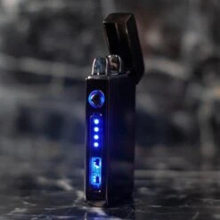 Merkloos Cuberna Elektrische Plasma USB Aansteker Met Batterij Indicator Ice Black - Wind En Storm Bestendig - Geschikt Voor Kaarsen, Vuurwerk, Sigaretten En BBQ -Merkloos Winkel 1200x1200 17