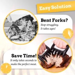 Mountain Grillers Claws-High Quality Meat Claws For American BBQ Pulled Pork-Plastic Meat Claws For Slicing-Vaatwasser Safe Bear Claws Gift Idee 13 Mountain Grillers Claws-High Quality Meat Claws For American BBQ Pulled Pork-Plastic Meat Claws For Slicing-Vaatwasser Safe Bear Claws Gift Idee -Merkloos Winkel 1200x1200 207