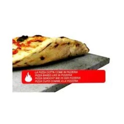 ETNA Pizza Set - Grote Pizzasteen & GRATIS Pizzaschep - 30 Cm X 38 Cm - Echt Italiaanse Pizzasteen - Broodbaksteen - BBQ Pizzasteen - Gemaakt Van Lavasteen Uit De Etna - Non-stick - Eppicotispai -Merkloos Winkel 1200x1200 317