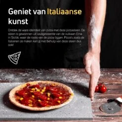 Pizzasteen BBQ Oven - Lava Van Vulkaan Etna - Barbecue Accesoires - Made In Italy - Broodbaksteen - 30x38x1.1 - VDN 15 Pizzasteen BBQ Oven - Lava Van Vulkaan Etna - Barbecue Accesoires - Made In Italy - Broodbaksteen - 30x38x1.1 - VDN -Merkloos Winkel 1200x1200 342