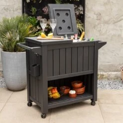BluMill BBQ Tafel - Inclusief Koelvak 80 Liter - Op Wieltjes - Met Flessenopener - 102 X 46 X 86,5 Cm -Merkloos Winkel 1200x1200 37