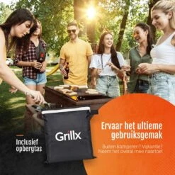 GrillX Barbecue Hoes - 145 X 61 X 117cm - BBQ Hoes Waterdicht - Beschermhoes Inclusief Trekkoord - BBQ Accesoires -Merkloos Winkel 1200x1200 406