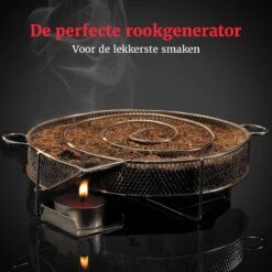 GrillX Cold Smoke Generator Met 1KG Kersen Rookmot - 6 Liter - Smokerbox - RVS Rookbox - Rookgenerator - Koud Roken - BBQ Accesoires -Merkloos Winkel 1200x1200 456