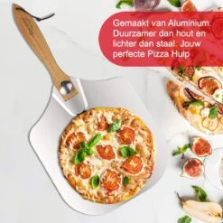 Pizzaschep – Inclusief Pizzasnijder – Opvouwbaar – Pizzaspatel – Pizza Schep – Taartschep – 30cm - Qwality -Merkloos Winkel 1200x1200 465