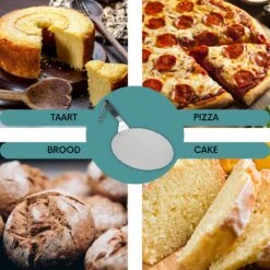 Nowad Pizzaschep RVS Rond - 30,5 Cm - PVC Handvat -Merkloos Winkel 1200x1200 498