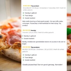 Nowad Pizzaschep RVS Rond - 30,5 Cm - PVC Handvat -Merkloos Winkel 1200x1200 499